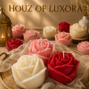TRI Color Flower Candles